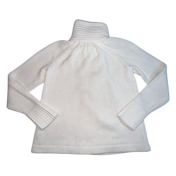 Old Navy Sweater Womens Medium Wrap Ponch Long Sleeve Cottagecore High Neck Cape - Picture 10 of 13